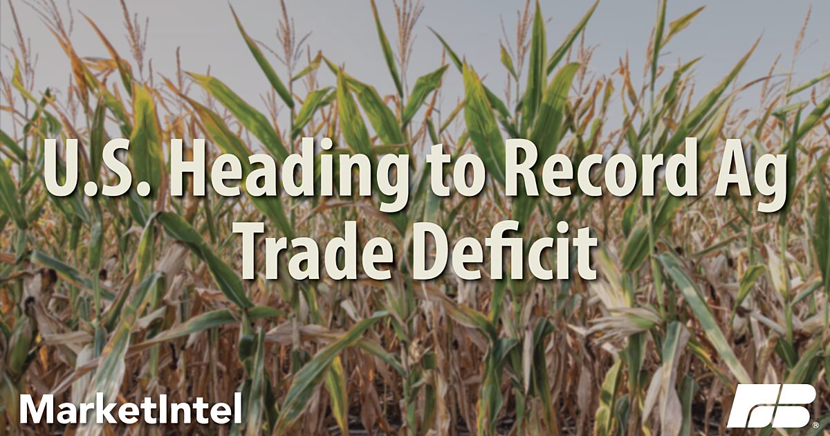 Photo: fb.org U.S. Ag Trade Deficit Narrows as New Markets Open